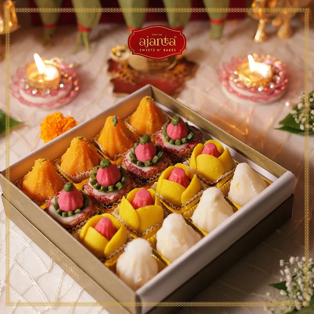Ajanta modak gift box for Ganesh Chaturthi