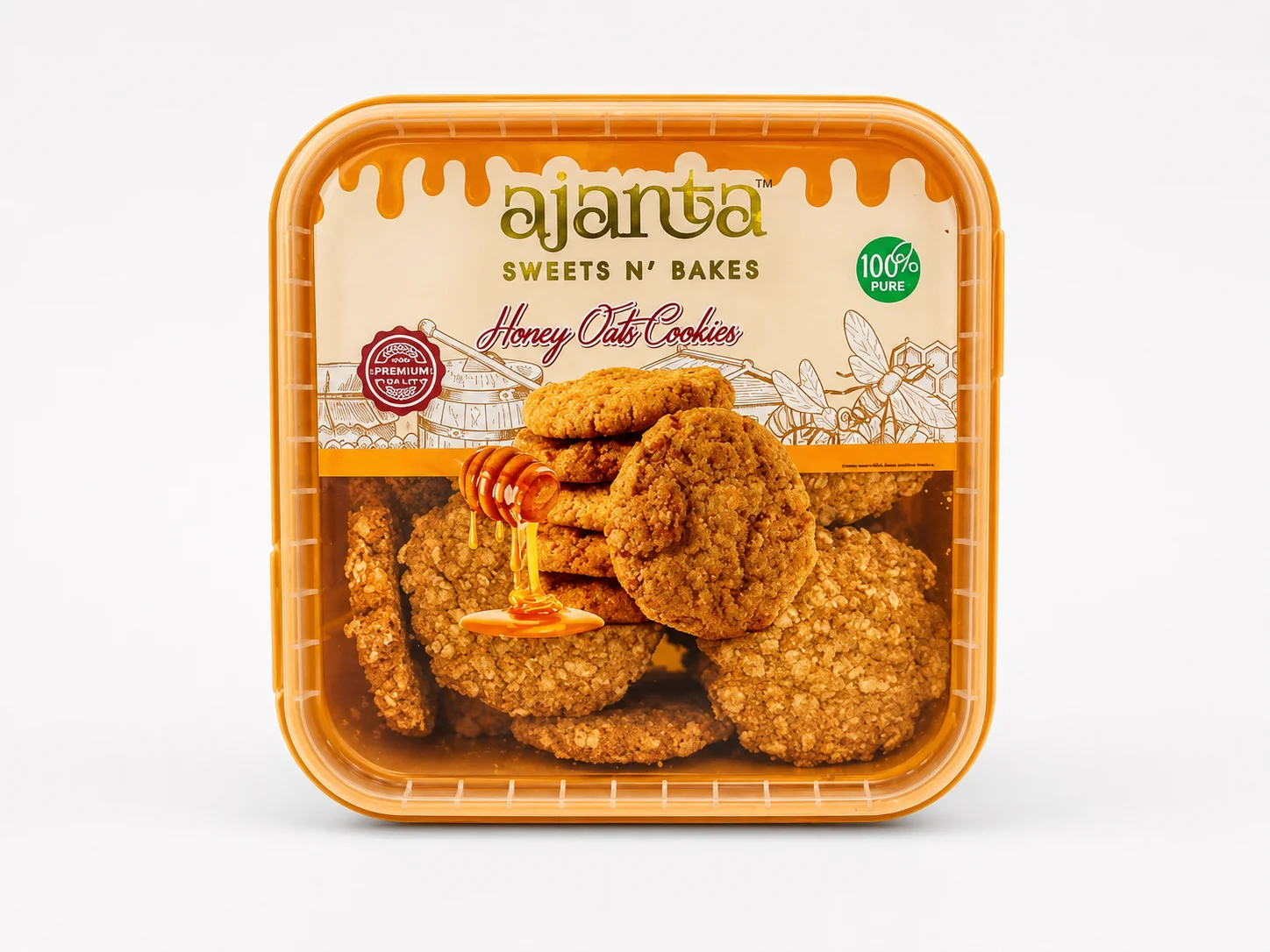 Ajanta Sweets Oatmeal Cookies Demerara