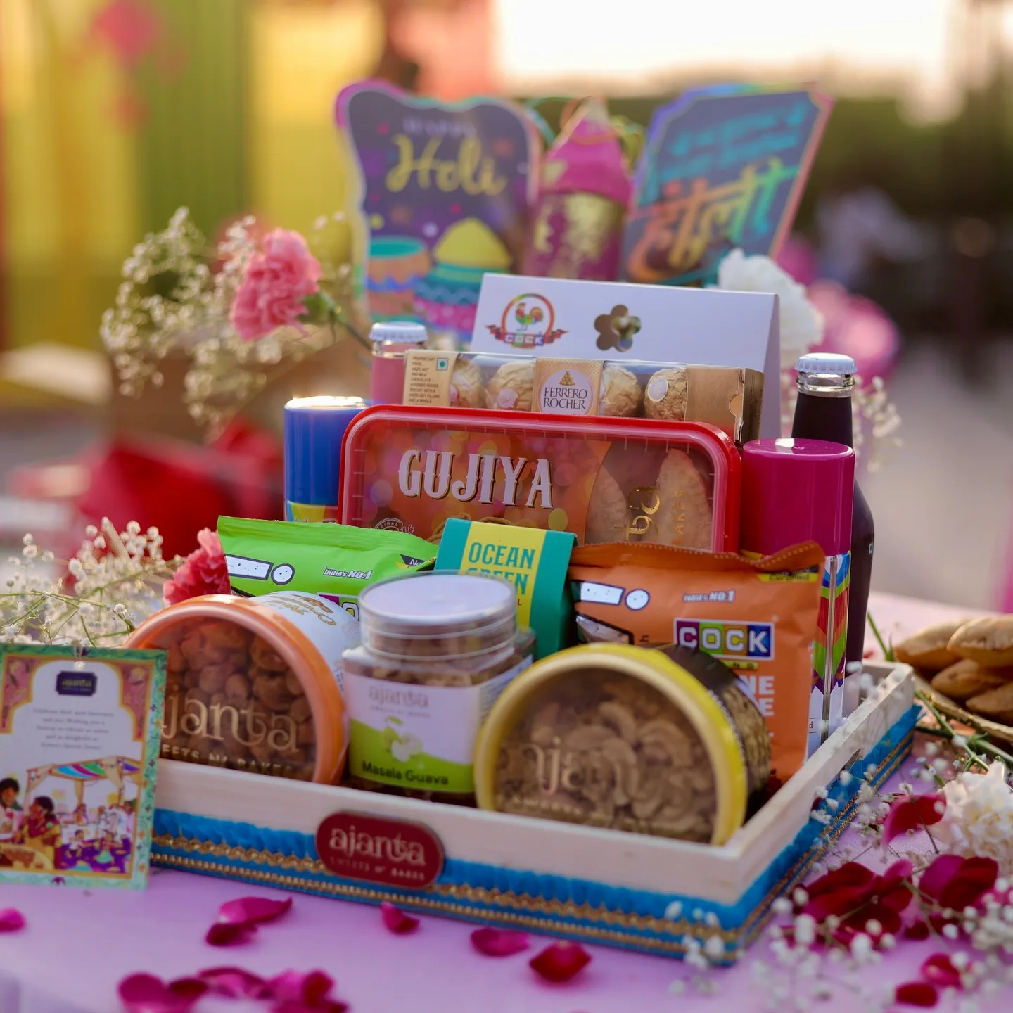 Ajanta Holi celebration bakes and gifting